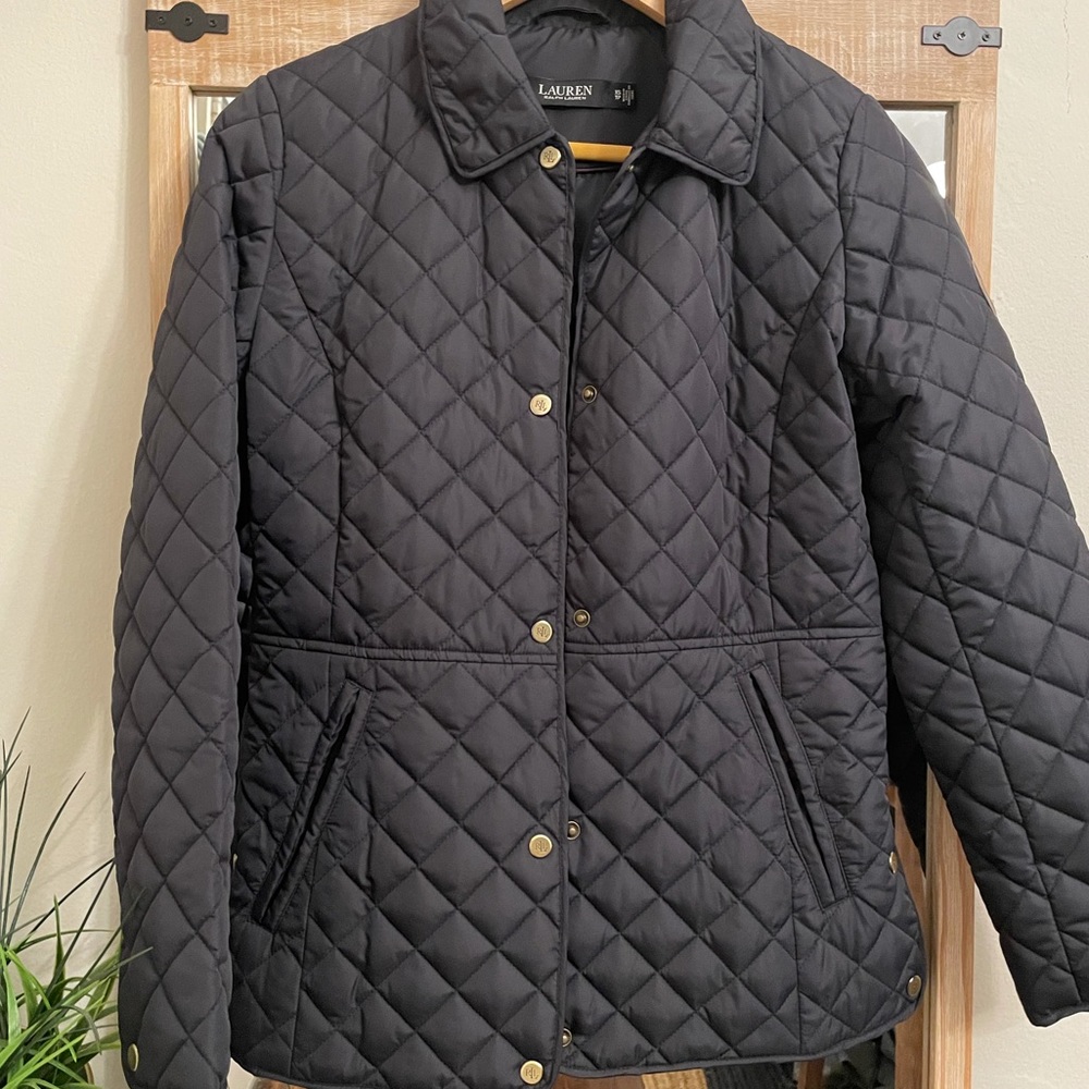 Ralph Lauren Navy Puff Jacket